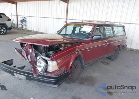 1990 Volvo 240 Dl z USA, uszkodzony, nr VIN YV1AA885XL1847410